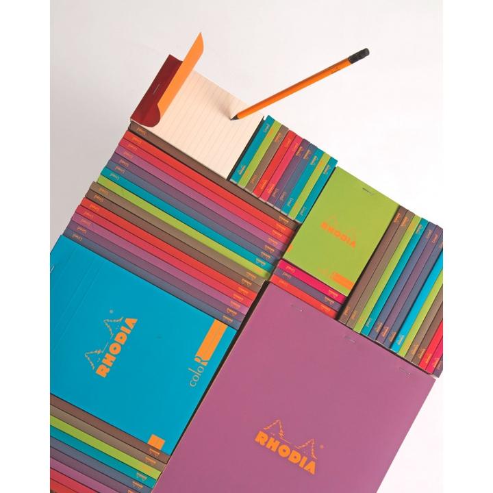 Rhodia ColoR Pads, Violet Cover, Ruled Pages, 6 x 8 1/4 | Atlas Stationers.