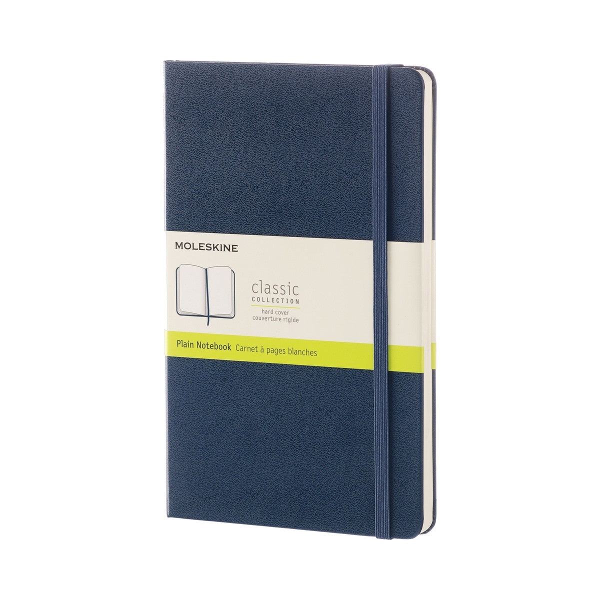 Moleskine Large Classic Hard Cover Notebook - Sapphire Blue - Plain | Atlas Stationers.