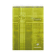 Clairefontaine Wirebound Notepad - Ruled 80 sheets - 8 1/2 x 11 3/4 - Assorted | Atlas Stationers.