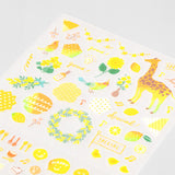 Midori Stickers - Yellow | Atlas Stationers.