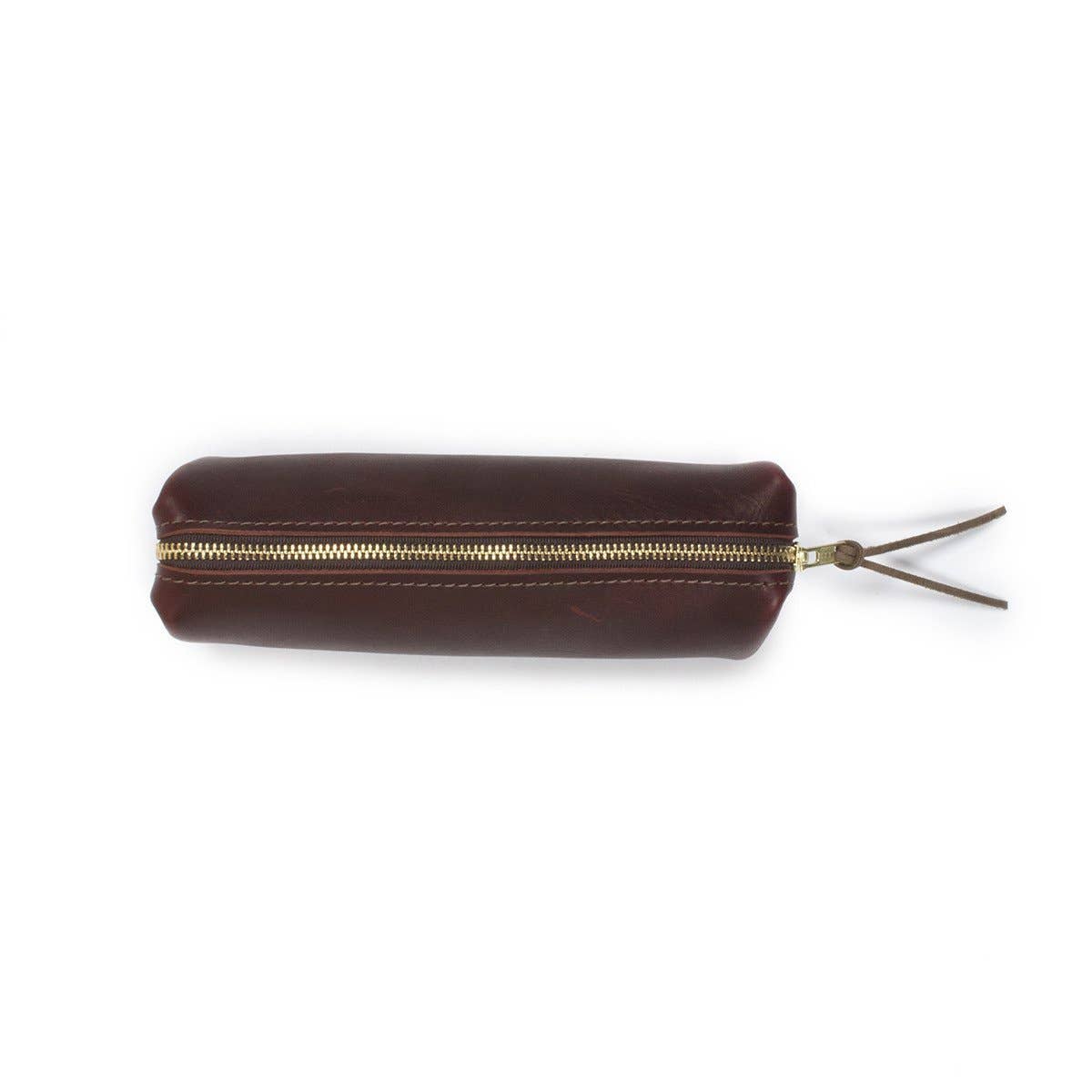 High Line Leather Pouch - Burgundy | Atlas Stationers.