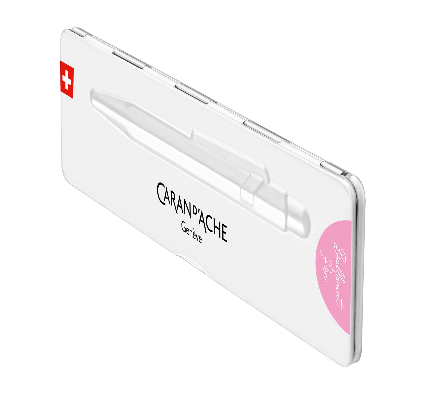 Caran d'Ache 849 Colormat-X Ballpoint Pen - Pink | Atlas Stationers.