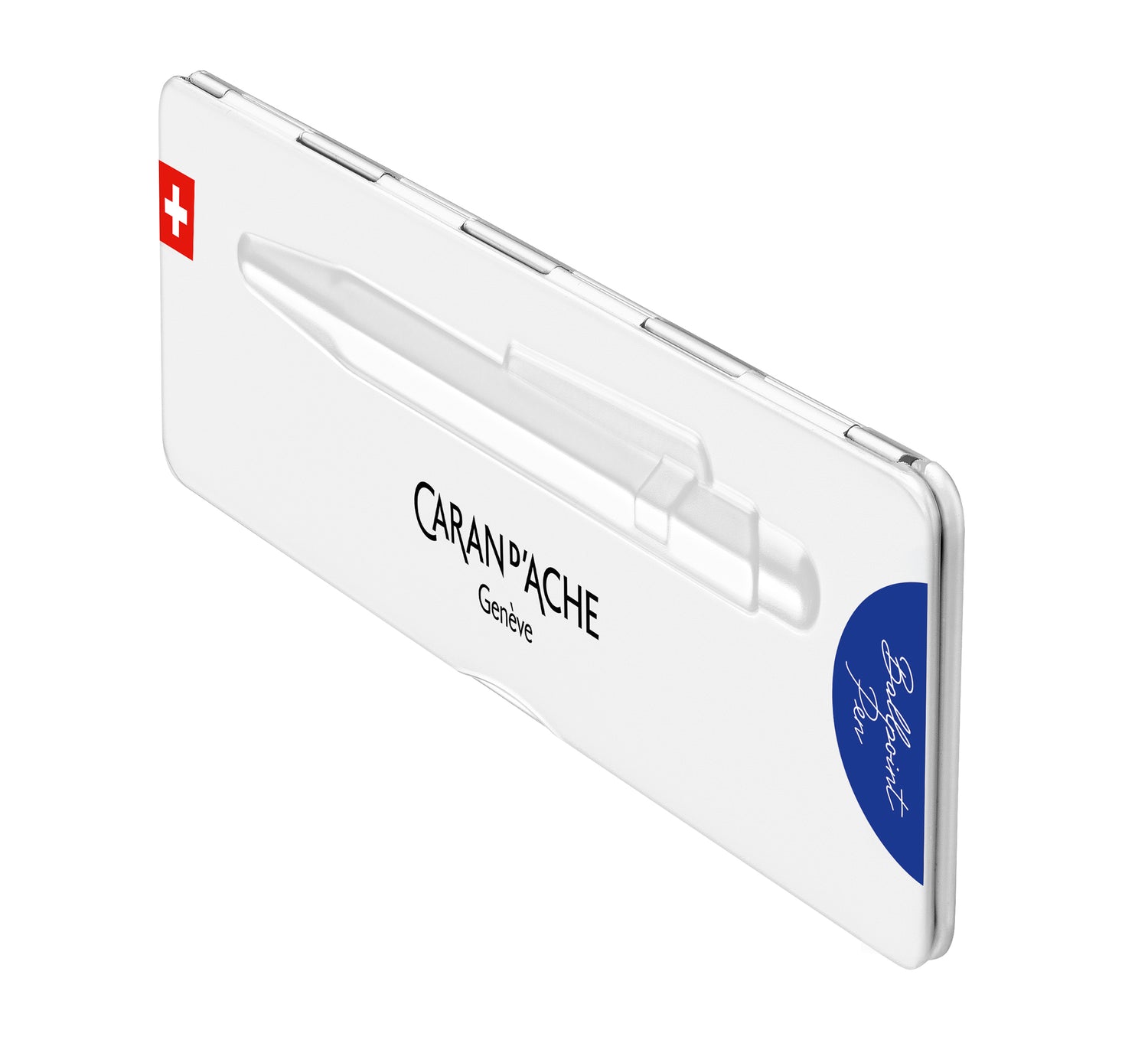 Caran d'Ache 849 Colormat-X Ballpoint Pen - Blue | Atlas Stationers.