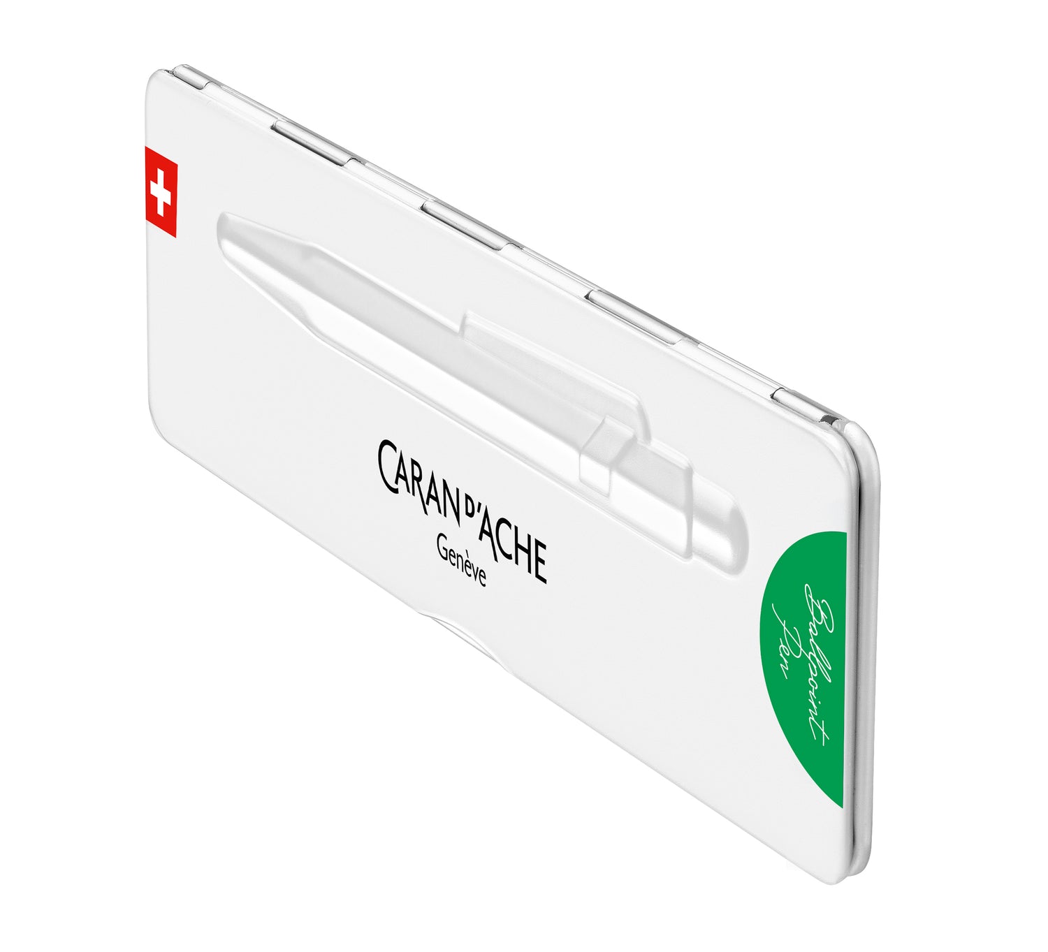 Caran d'Ache 849 Colormat-X Ballpoint Pen - Green | Atlas Stationers.