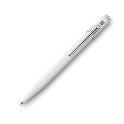 Caran d'Ache 849 Metal Ballpoint Pen - White | Atlas Stationers.
