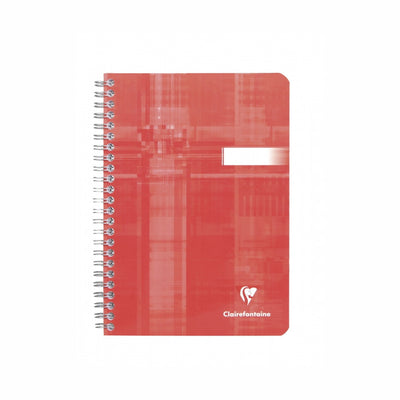 Clairefontaine Wirebound Notebook - Graph 90 sheets - 6 x 8 1/4 - Assorted | Atlas Stationers.