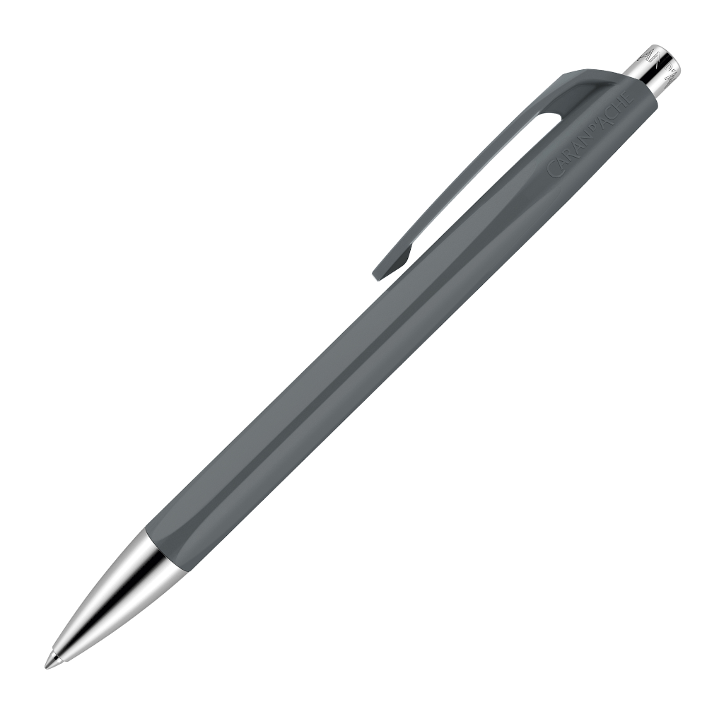 Caran d'Ache 888 Infinite Ballpoint Pen - Charcoal Grey | Atlas Stationers.