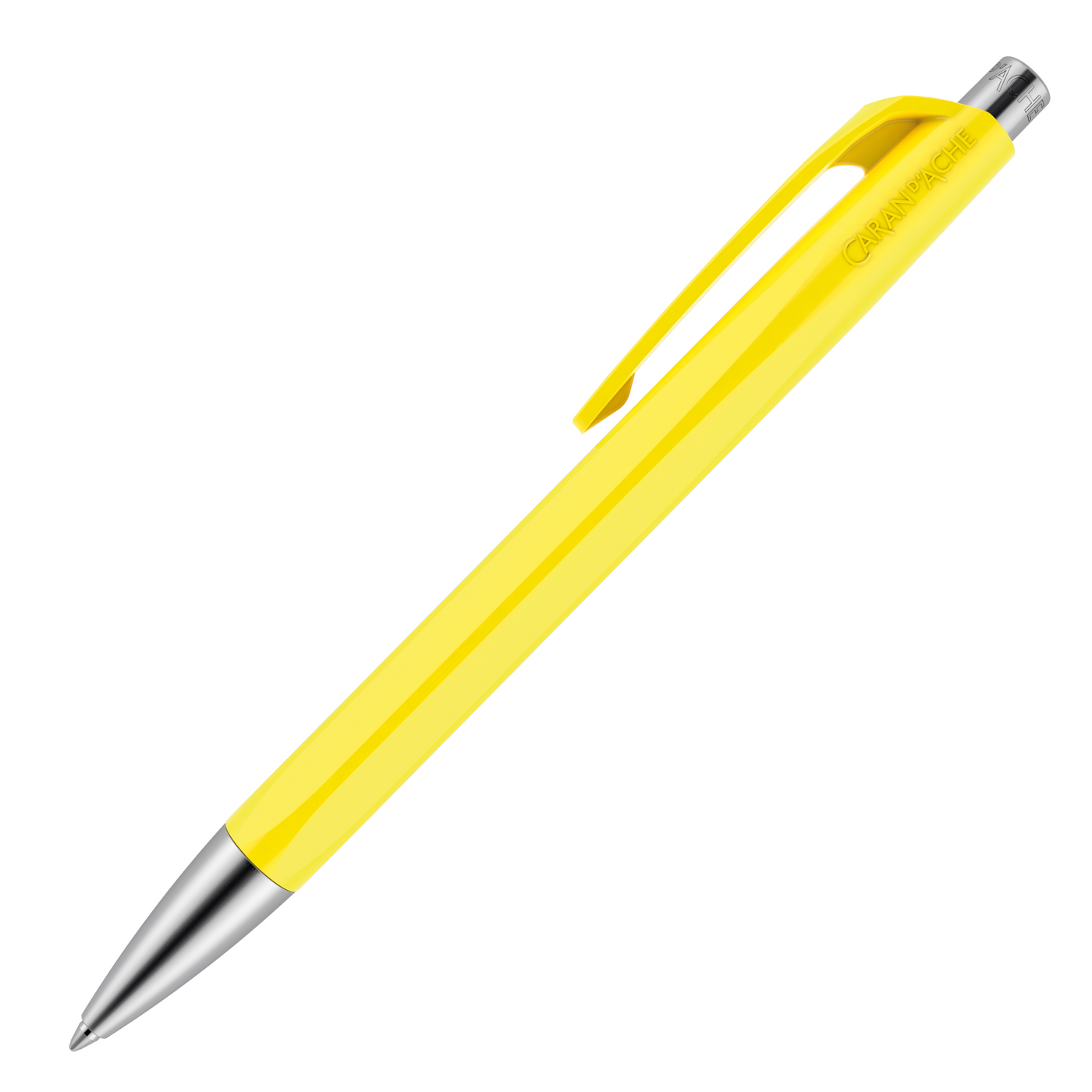 Caran d'Ache 888 Infinite Ballpoint Pen - Lemon Yellow | Atlas Stationers.