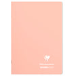 Clairefontaine Koverbook Blush Staplebound Notebook - 6 x 8 1/4 - 48 Lined Sheets - Coral | Atlas Stationers.