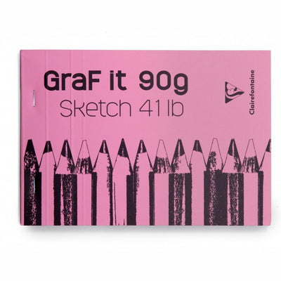 Clairefontaine GraF it Sketch Pads - Blank 80 sheets - 6 x 8 - Assorted | Atlas Stationers.