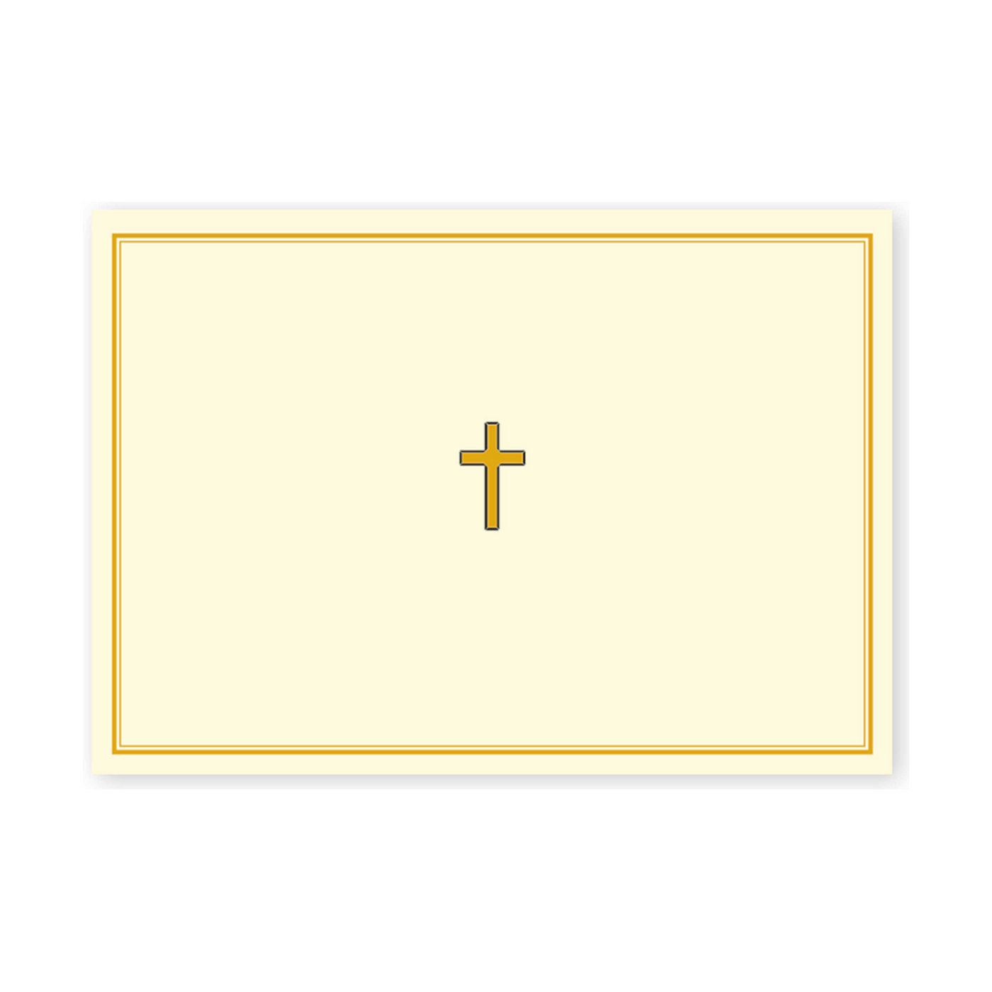 Gold Cross Note Cards | Atlas Stationers.