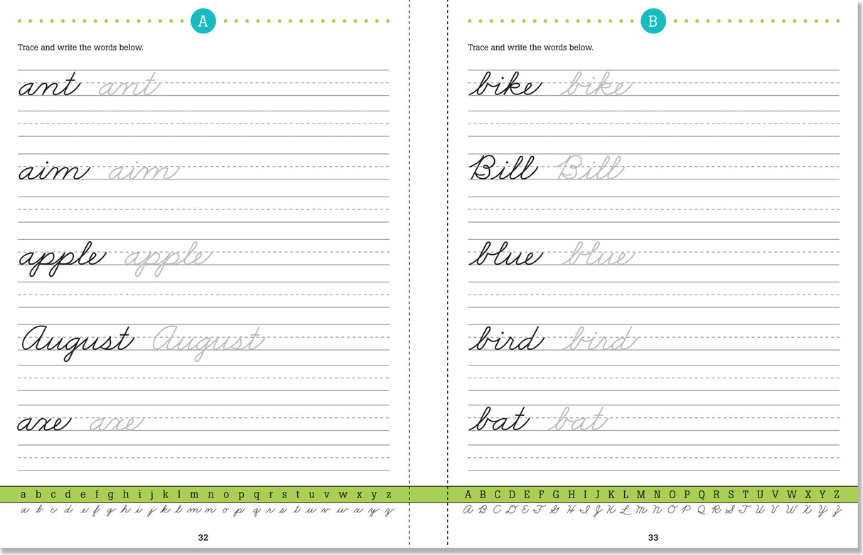 HANDWRITING: LEARN CURSIVE! | Atlas Stationers.