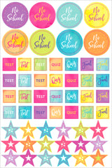 ESSENTIALS STUDENT PLANNER STICKERS | Atlas Stationers.