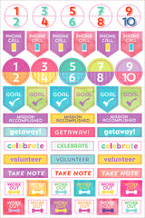 ESSENTIALS STUDENT PLANNER STICKERS | Atlas Stationers.