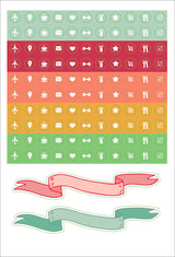 ESSENTIALS DOTTED JOURNAL PLANNER STICKERS | Atlas Stationers.