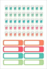 ESSENTIALS DOTTED JOURNAL PLANNER STICKERS | Atlas Stationers.