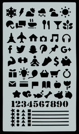 ESSENTIALS DOTTED JOURNAL STENCIL SET | Atlas Stationers.