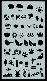 ESSENTIALS DOTTED JOURNAL STENCIL SET | Atlas Stationers.