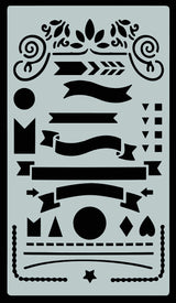 ESSENTIALS DOTTED JOURNAL STENCIL SET | Atlas Stationers.