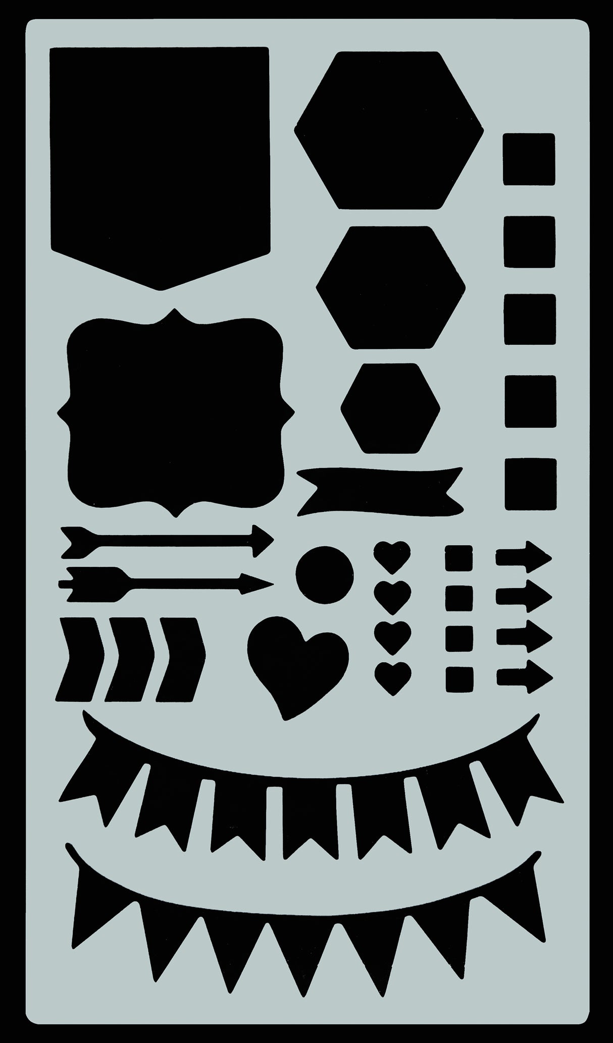 ESSENTIALS DOTTED JOURNAL STENCIL SET | Atlas Stationers.