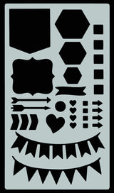 ESSENTIALS DOTTED JOURNAL STENCIL SET | Atlas Stationers.