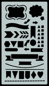 ESSENTIALS DOTTED JOURNAL STENCIL SET | Atlas Stationers.