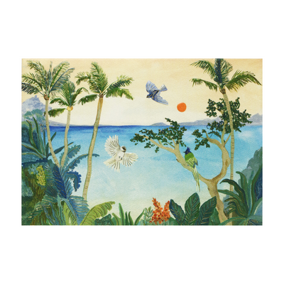 Tropical Paradise Note Cards | Atlas Stationers.