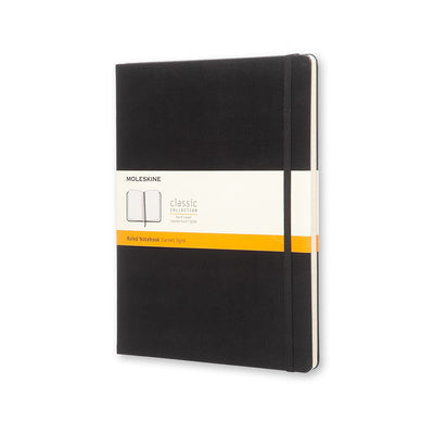 Moleskine XL Classic Hard Cover Notebook - Black - Ruled | Atlas Stationers.