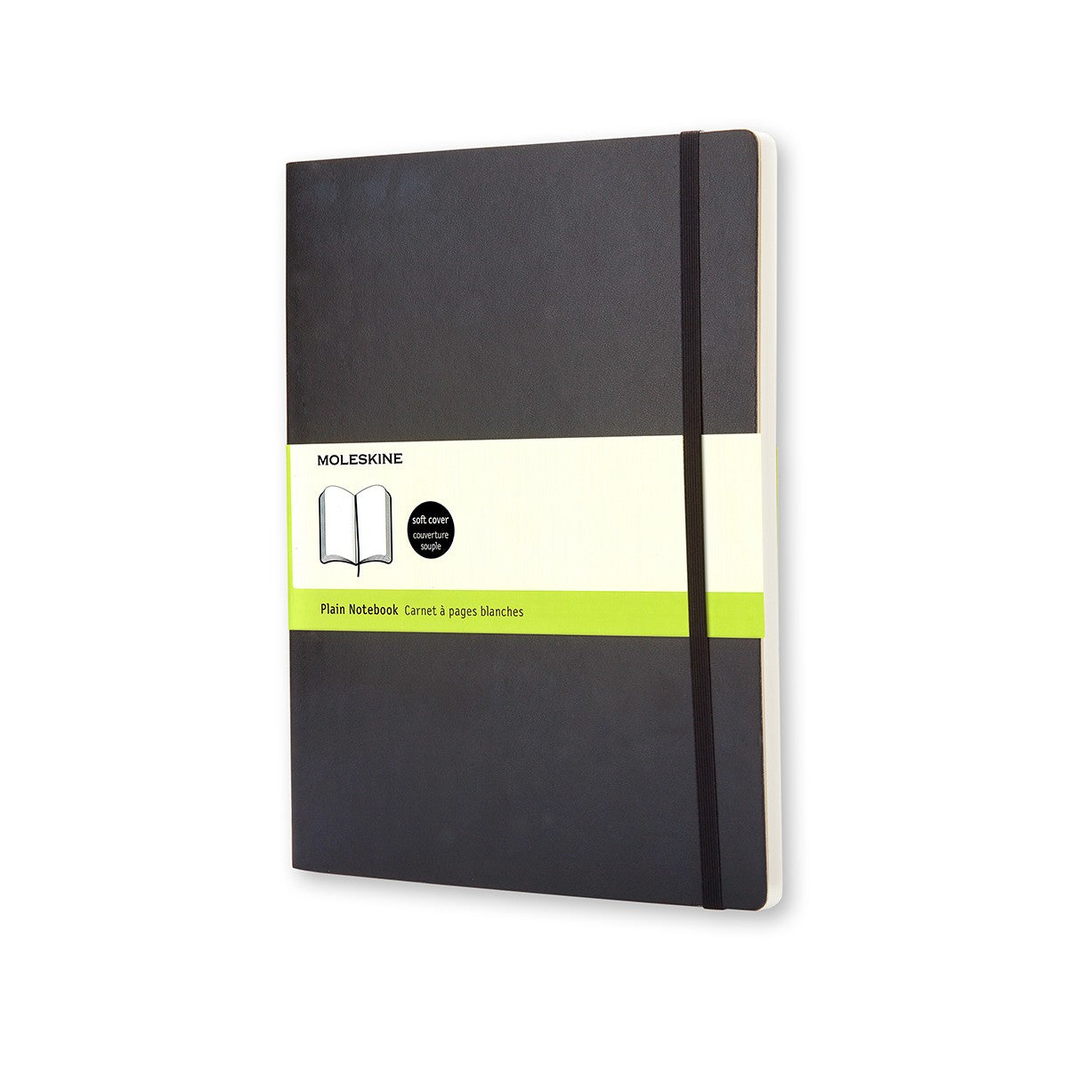Moleskine XL Classic Soft Cover Notebook - Black - Plain | Atlas Stationers.