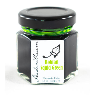 Anderillium Bobtail Squid Green 1.5 Oz Bottled Ink | Atlas Stationers.