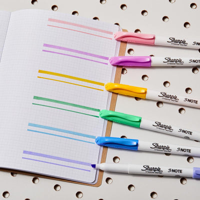 Sharpie S-Note Note Taking Markers Assorted - 12/pk | Atlas Stationers.
