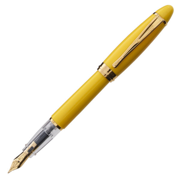 Aurora Ipsilon Demo Fountain Pen - Yellow | Atlas Stationers.