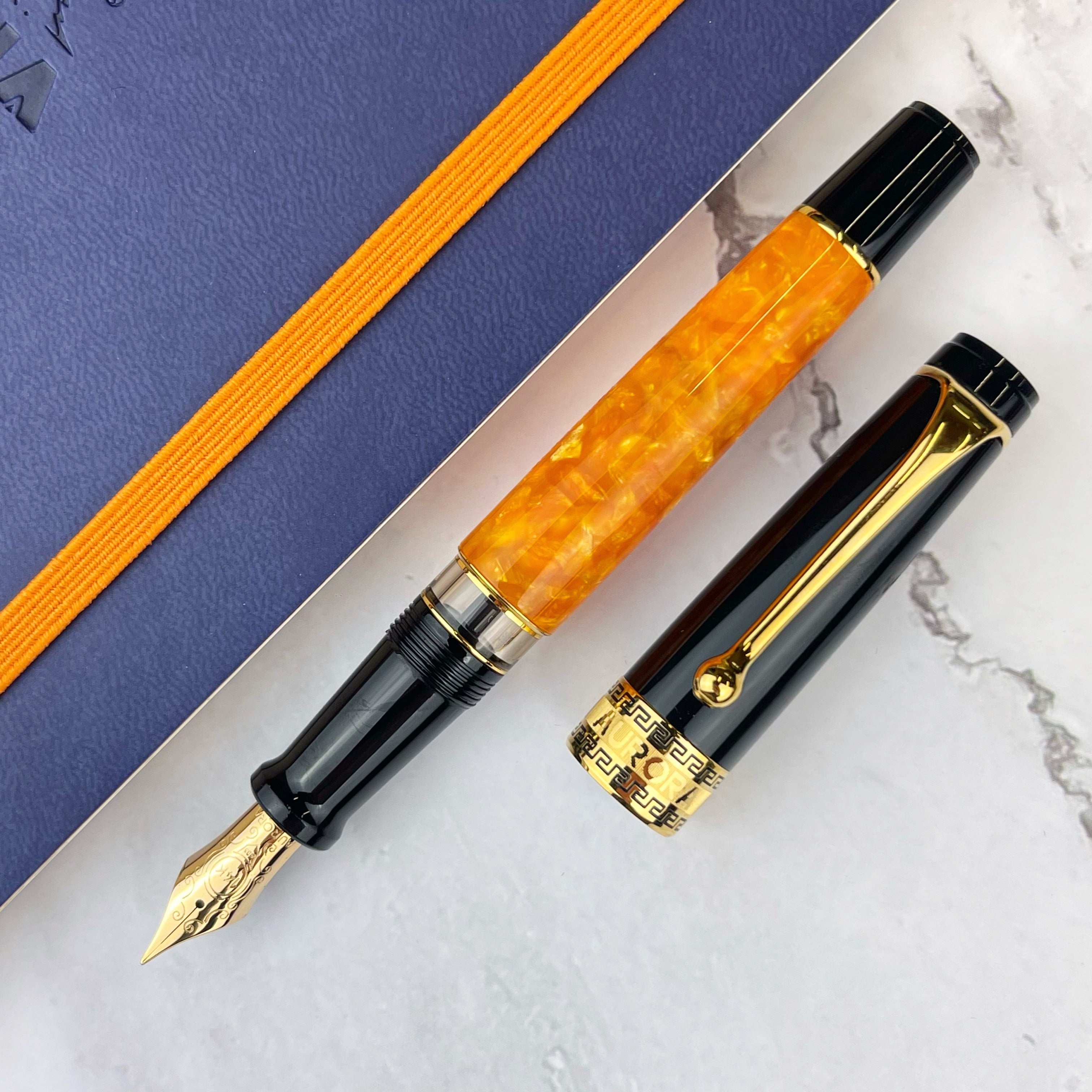 Aurora Optima Fountain Pen - O' Sole Mio (Doorbuster) – Atlas