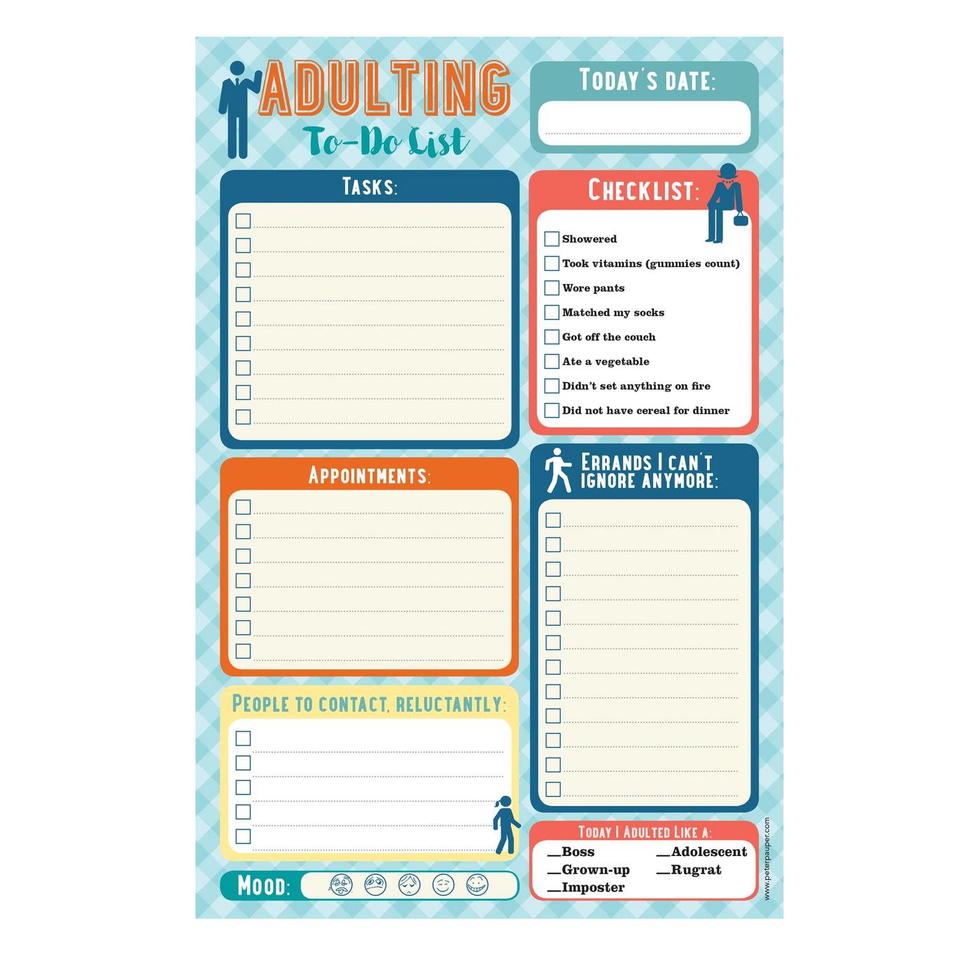 NOTE PAD ADULTING | Atlas Stationers.