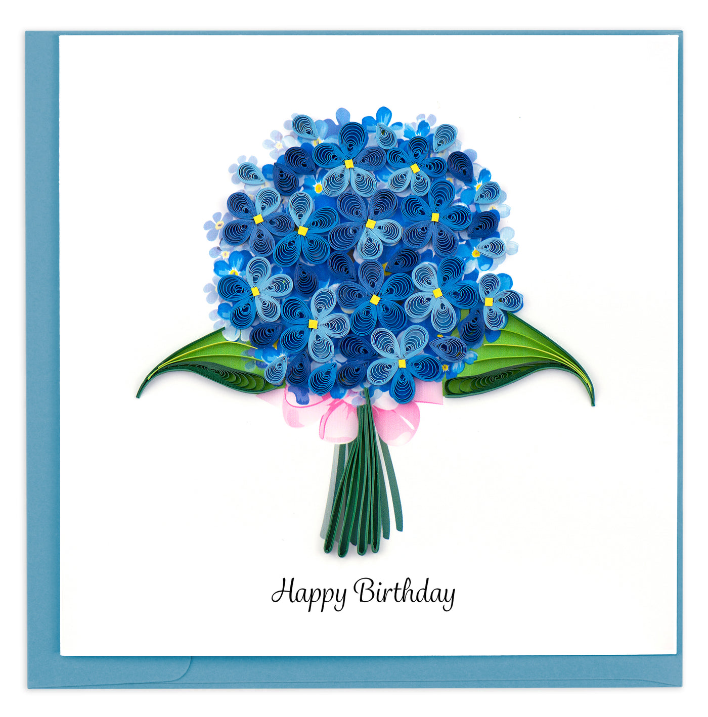 Quilled Birthday Hydrangeas Card | Atlas Stationers.