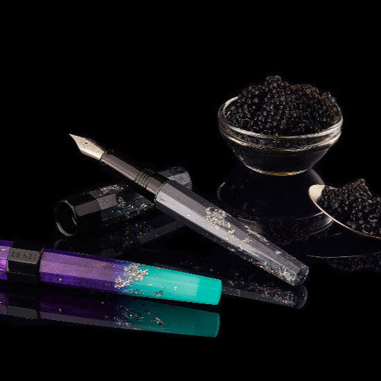 Benu Euphoria Fountain Pen - Caviar | Atlas Stationers.