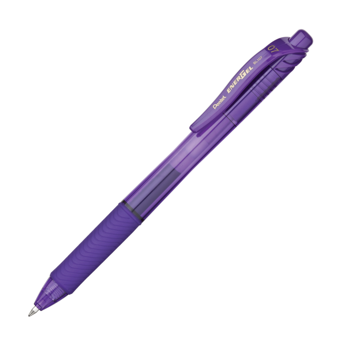 Pentel EnerGel-X Retractable Gel Pen - Purple | Atlas Stationers.