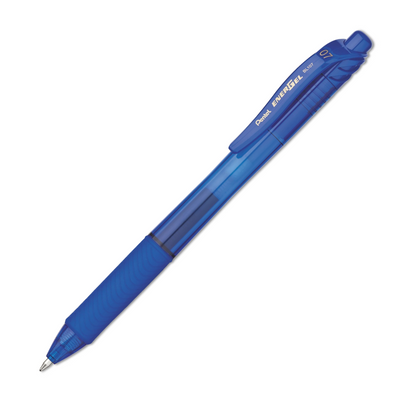 Pentel EnerGel-X Retractable Gel Pen - Blue | Atlas Stationers.