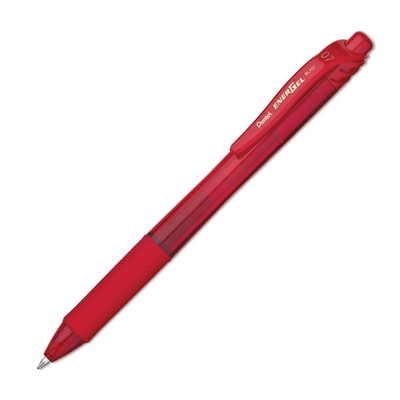 Pentel EnerGel-X Retractable Gel Pen - Red | Atlas Stationers.