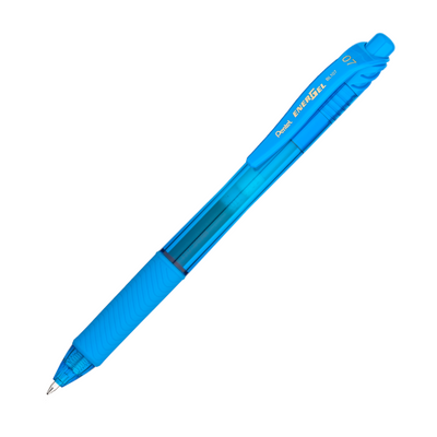 Pentel EnerGel-X Retractable Gel Pen - Sky Blue | Atlas Stationers.