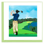 Quilled Golfer Card | Atlas Stationers.
