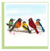 Quilled Songbirds Greeting Card | Atlas Stationers.