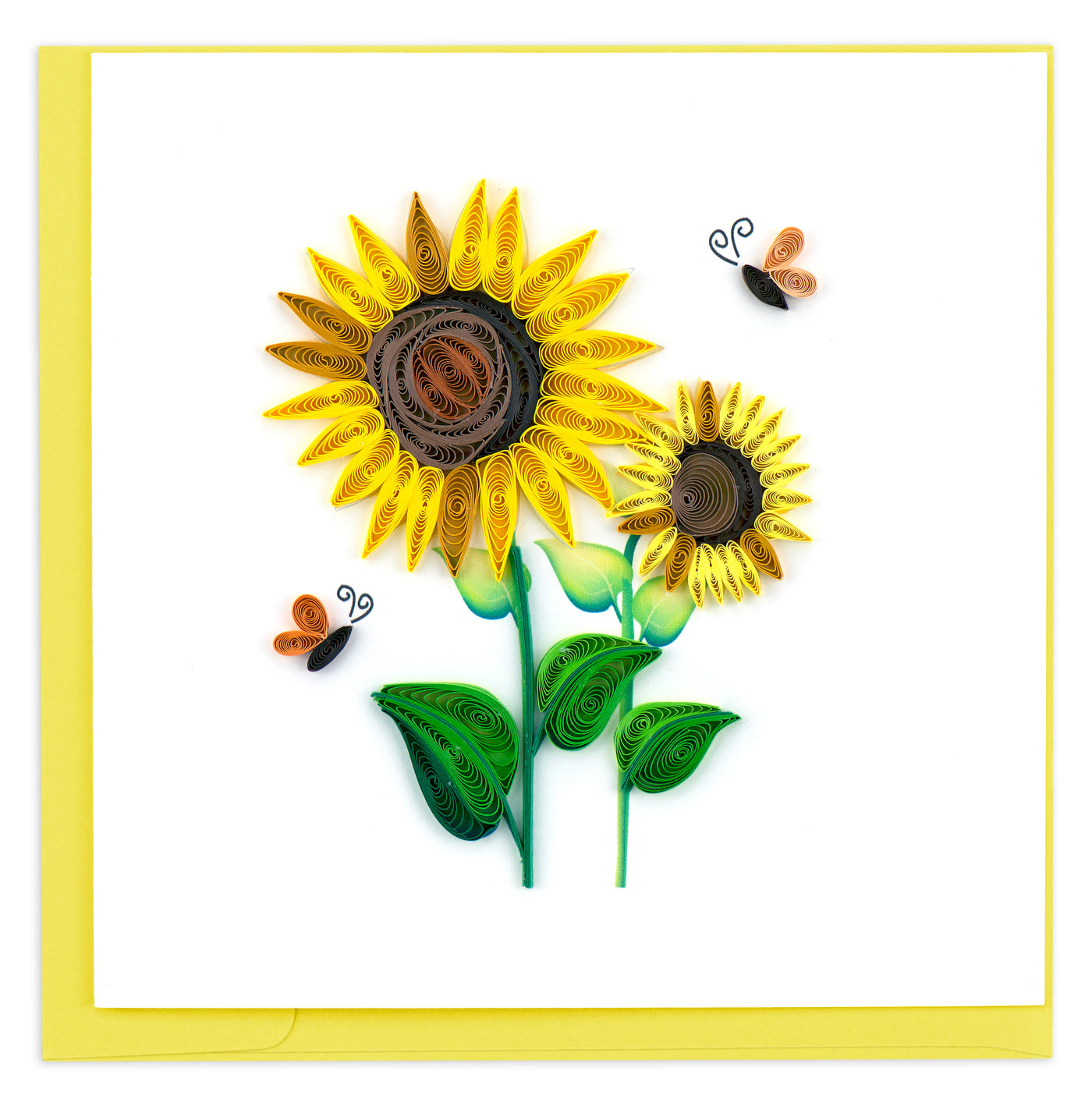 Quilled Sunflower Greeting Card | Atlas Stationers.