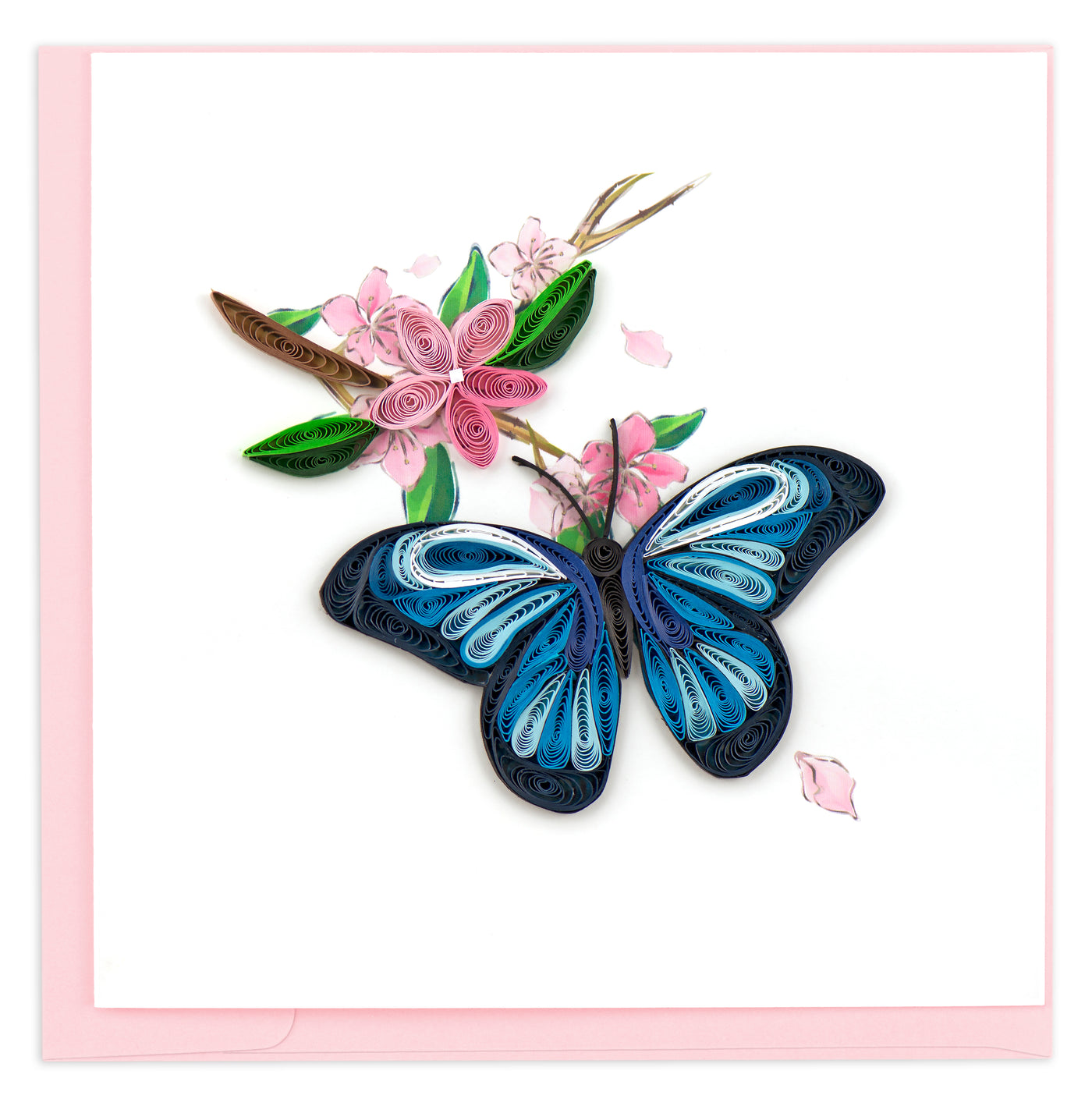 Quilled Blue Butterfly Card | Atlas Stationers.