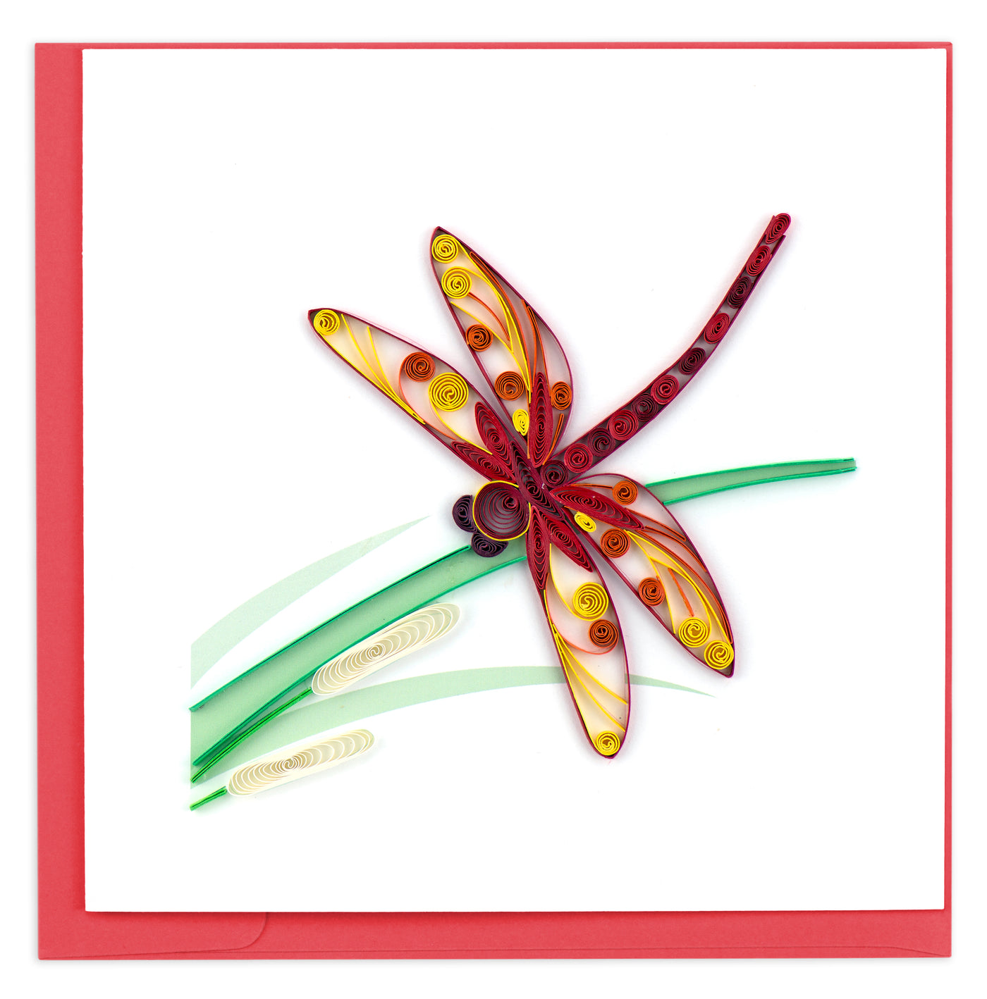 Quilled Dragonfly Greeting Card | Atlas Stationers.