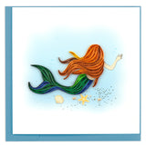Quilled Mermaid Card | Atlas Stationers.