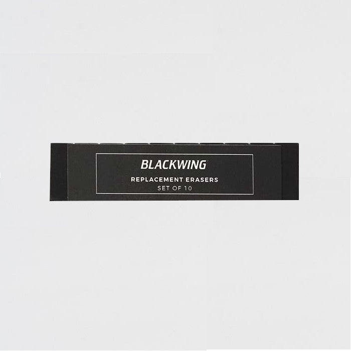 Blackwing Erasers - Black (Set of 10) | Atlas Stationers.