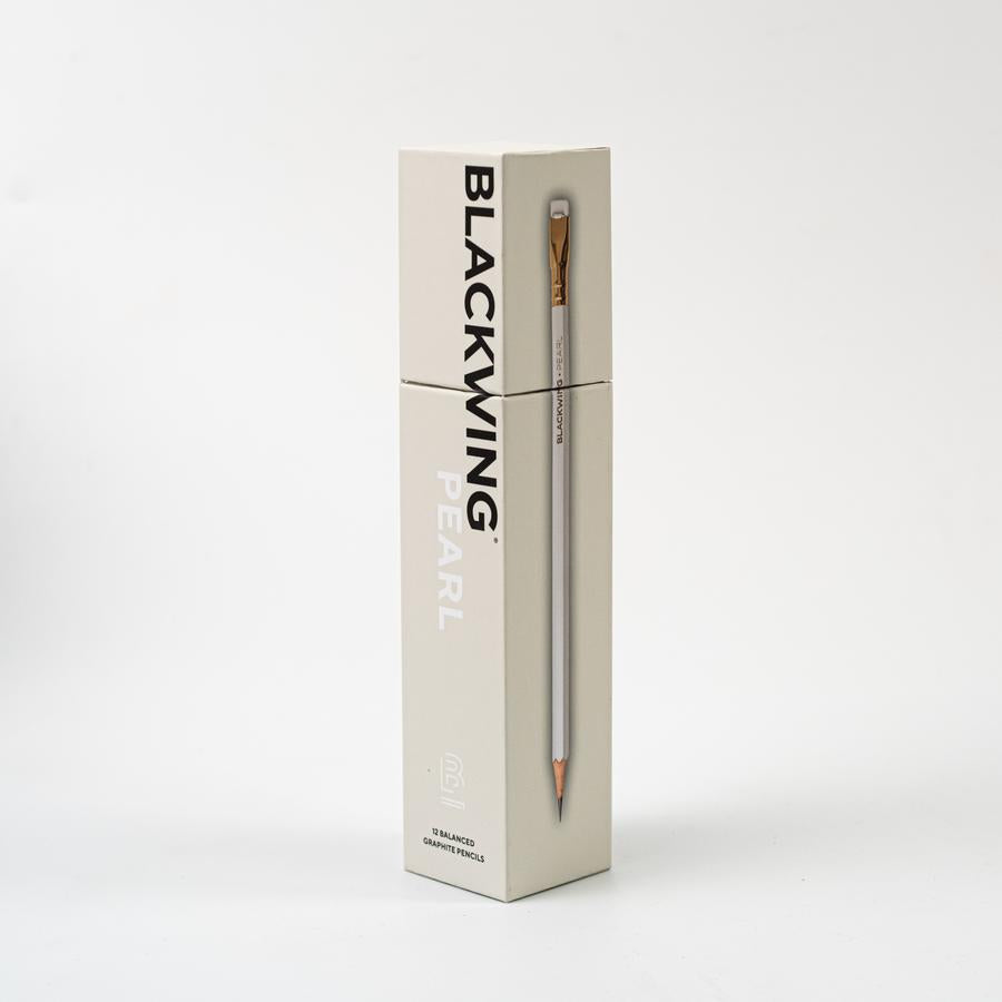 Blackwing Pencils: White Pearl (Set of 12) | Atlas Stationers.