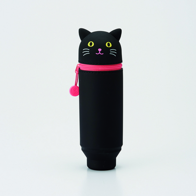 PuniLabo Stand Up Pen Case - Black Cat