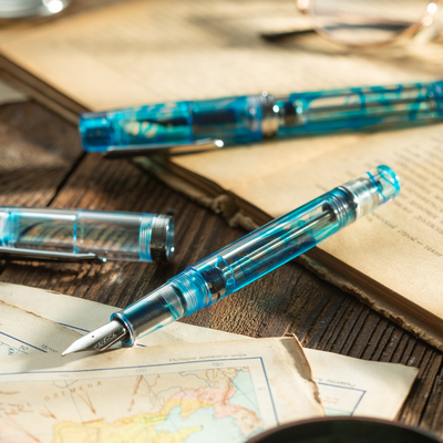 Nahvalur (Narwhal) Original Plus Fountain Pen - Azureus Blue | Atlas Stationers.